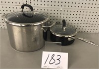 STAINLESS STEEL POTS- EARTH CHEF / KENMORE