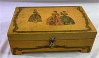 Vintage decorative jewelry box /music box