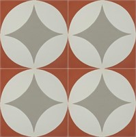 10 Cases of 10 8'' x 8'' Mediterranean Like Tile