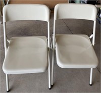 (2) CARD TABLE CHAIRS