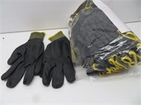 12 pair palm coated work gloves