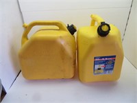 2- 20 liter deisel jugs