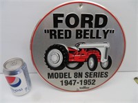Ford Red Belly sign 12"diameter