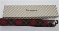 Maple tartan tie from Sussex Merchantile Co