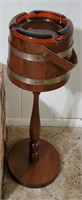 Vintage Barrel Ashtray Stand