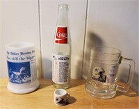 Dallas Cowboys Mugs & Coke Bottle
