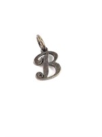 James Avery Sterling Silver Initial "B" Charm