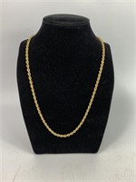 18K Hollow Gold Necklace