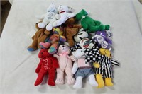 Lot of Collectible Plush,  Beenie, Care Bear