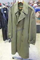 US Army Cold Weather Trench Coat Small