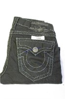 True Religion Black Jeans  Ricky Super T 34