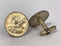 George V Coin Cufflinks