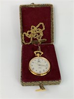 Jinlong Pocket Watch with Box & Chain