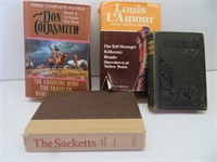 4 books, L L'Amour, Sacketts, Coldsmith