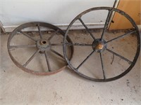 2- 16 inch steel wheels