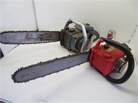 2 Homelite chainsaws