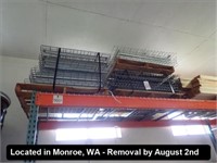 LOT, ASSORTED RACKING WIRE DECK ON THESE (2)