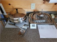 Electric fry pan, roasting pans, steamer, ...