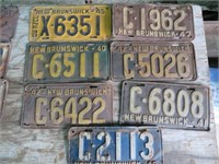 1940 -1947 NB license plates (7)