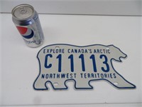 Northwest Territories license plate