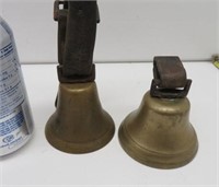 Pair of brass bells