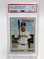 2019 Topps Heritage Fernando Tatis Jr. PSA 9 RC