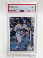 2020 Topps Gavin Lux #292 PSA 9 RC