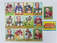 1963 Topps Football - 14 Short Prints