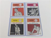 (4) Fleer Detroit Pistons Cards