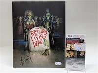 AUTO Linea Quigley Return Of The Living Dead Photo