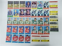 1964 Philadelphia Football 39 Cards w/ Duplicates