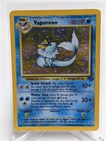 1999 Pokemon Vaporeon Jungle  Holo Rare 12/64