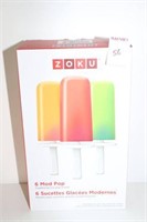 ZOKU 6 MOD ICE POP MOLDS