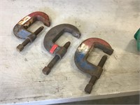 3 Armstrong 4" Shop Clamps