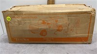 VINTAGE SEALED PRESSED STEEL CHEVRON TANKER TRUCK