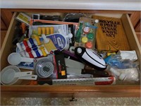 Drawer of kitchen items