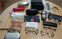 Vintage & newer eyeglasses & cases