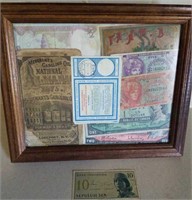 Vintage money, Army Needles all in frame