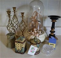 Trinket boxes & candle stands