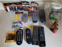 Batteries & remotes
