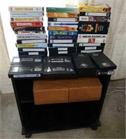 Cabinet, VHS drawers & 44 VHS tapes