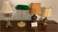 5 Lamps approx 18 inches tall