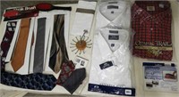Mens New shirts, handkerchiefs &.ties