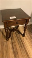 End table with drawer  26 inches tall , 24x24