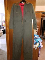 Mens Large/long insulated coveralls