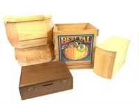 Wooden Boxes - Some for Purses