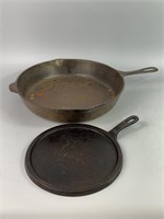 Cast Iron Griddle and Deep Pan