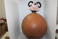 VINTAGE MICKEY MOUSE INFLATABLE BOUNCE ON BALL