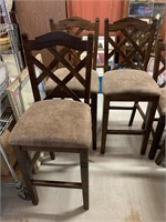 Bar Stools with Upholstered Seats