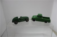 2 NOS TOOTSI TOY CARS 4"